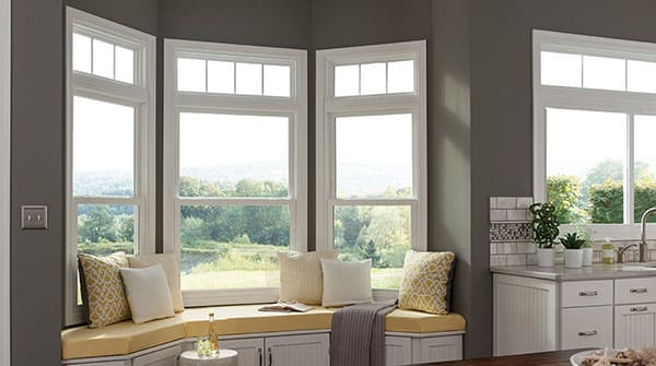 double hung windows in kitchen